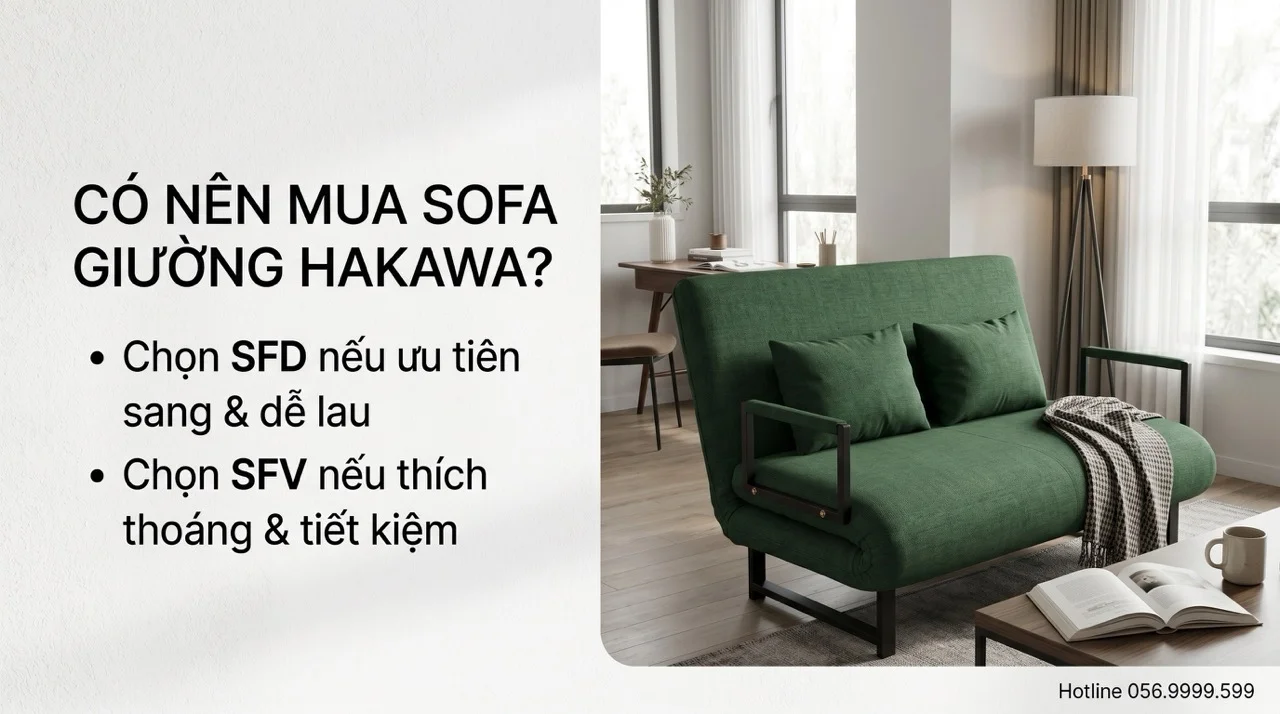Review Sofa Giường HAKAWA - Trải Nghiệm Thực Tế 8 Sofa HAKAWA Có Tốt Không - Tổng Hợp Phản Hồi Người Dùng