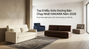 Top 8 Mẫu Sofa Giường Bán Chạy Nhất HAKAWA