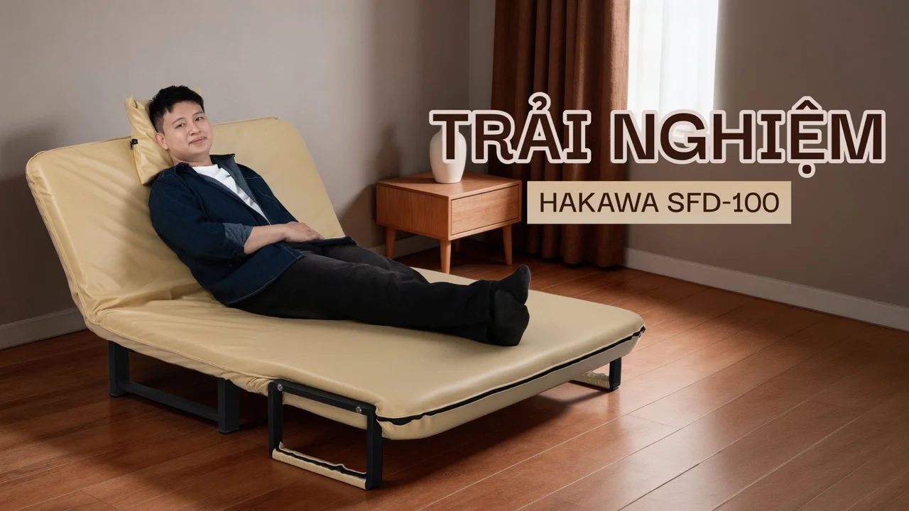 Sofa Giường Da HAKAWA SFD-100 15 Trải nghiệm thực tế SFD-100