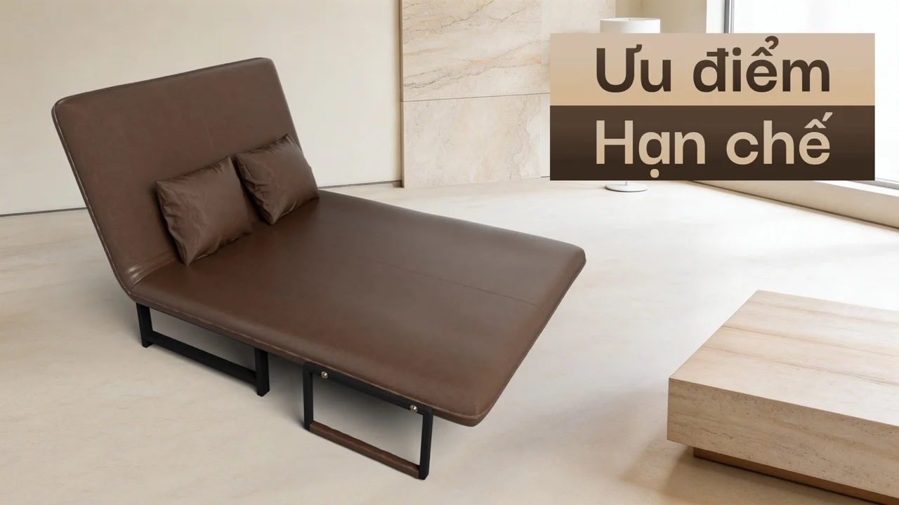 Sofa Giường Da HAKAWA SFD-120 20 Ưu điểm và hạn chế của sofa giường SFD-120