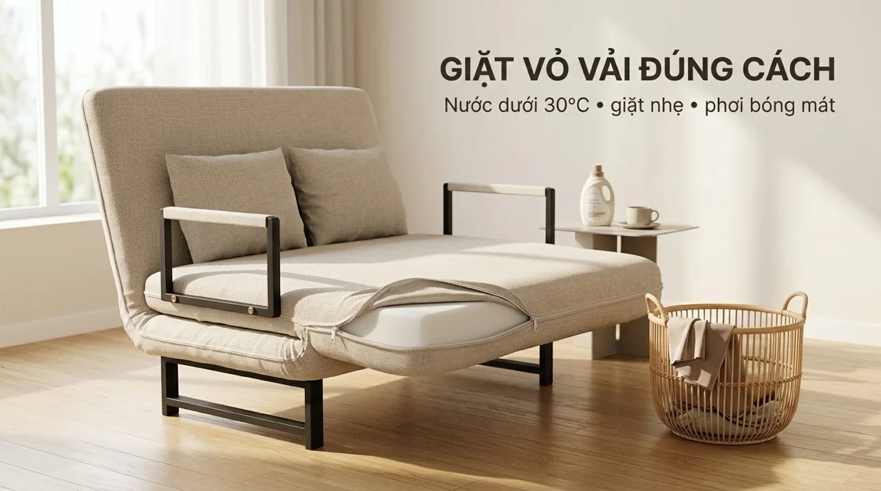 Cách Vệ Sinh Sofa Giường Da & Vải Đúng Cách Tại Nhà 8 Vệ Sinh Sofa Giường Vải Thoáng Khí
