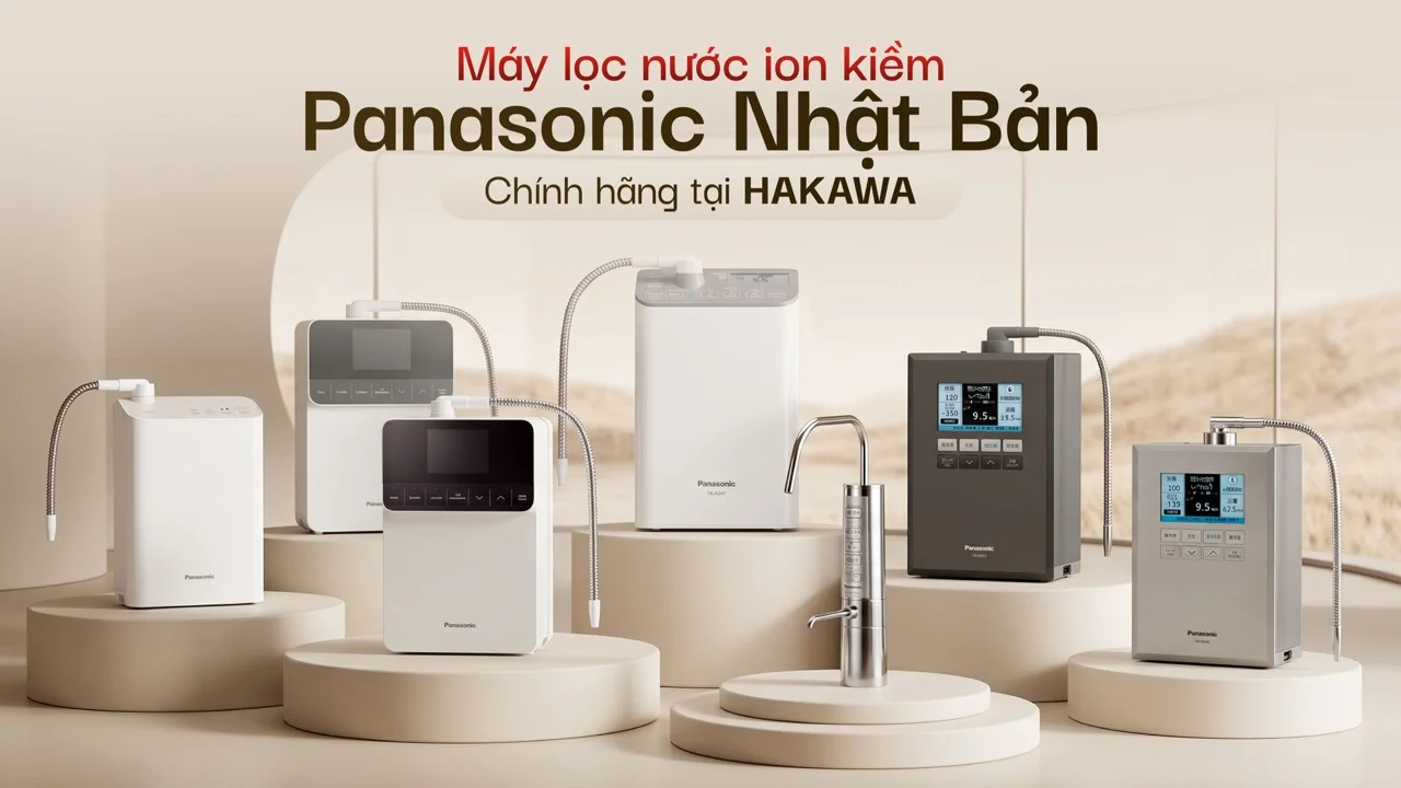Máy lọc nước ion kiềm Panasonic là gì?