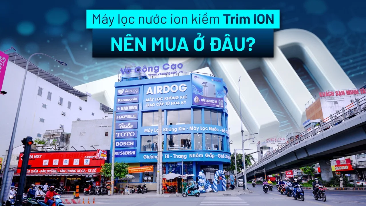 Mua máy lọc nước ion kiềm Trim Ion chính hãng ở đâu?