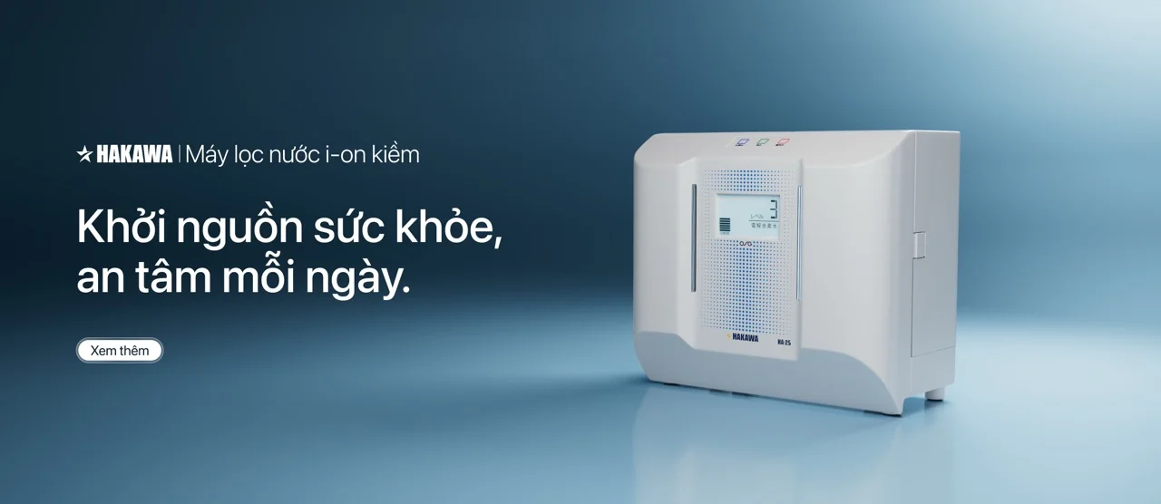 Trang chủ 9 Máy lọc nước ion kiềm Hakawa Nhật Bản
