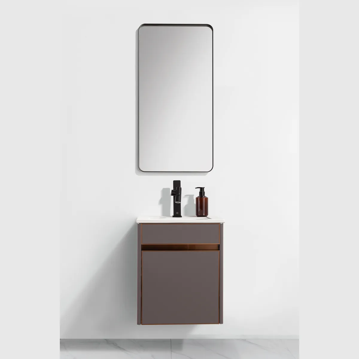 Bộ tủ lavabo kèm gương Hakawa JT-002