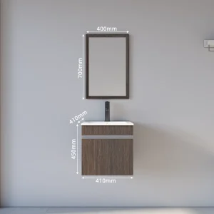 Bộ tủ lavabo kèm tủ gương Hakawa JT-5044 12 Kích thước bộ tủ lavabo Hakawa JT-5044 cỡ 41 cm